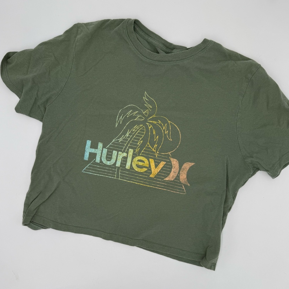 Hurley Sage crop Tee xs